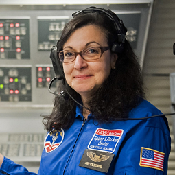 woman teaching science lesson