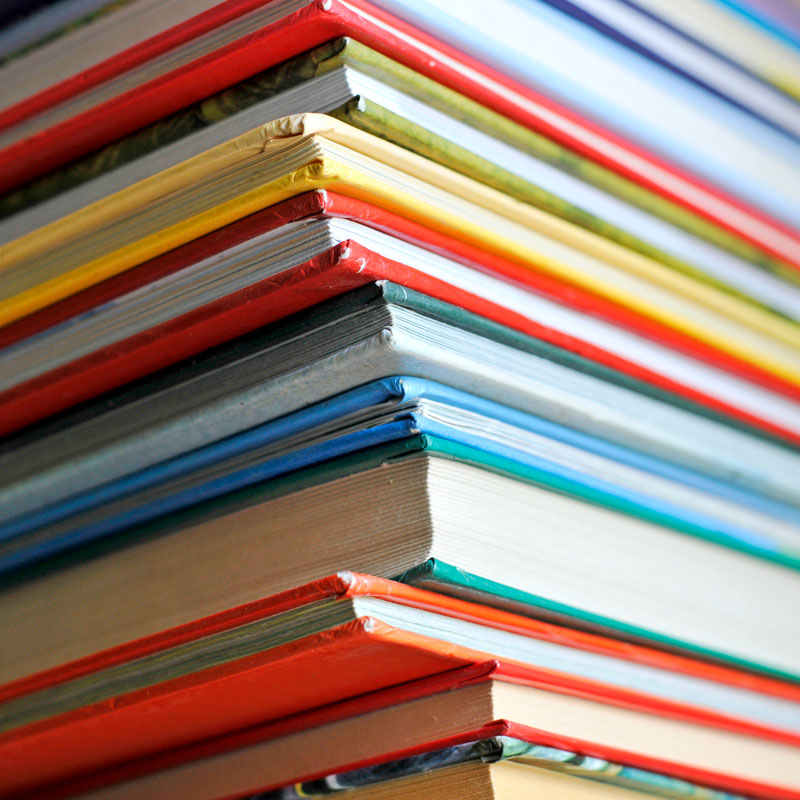stack of books